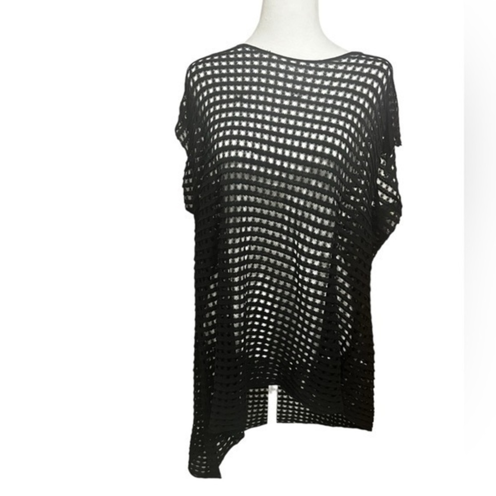 Eileen Fisher Black Short Sleeve Top